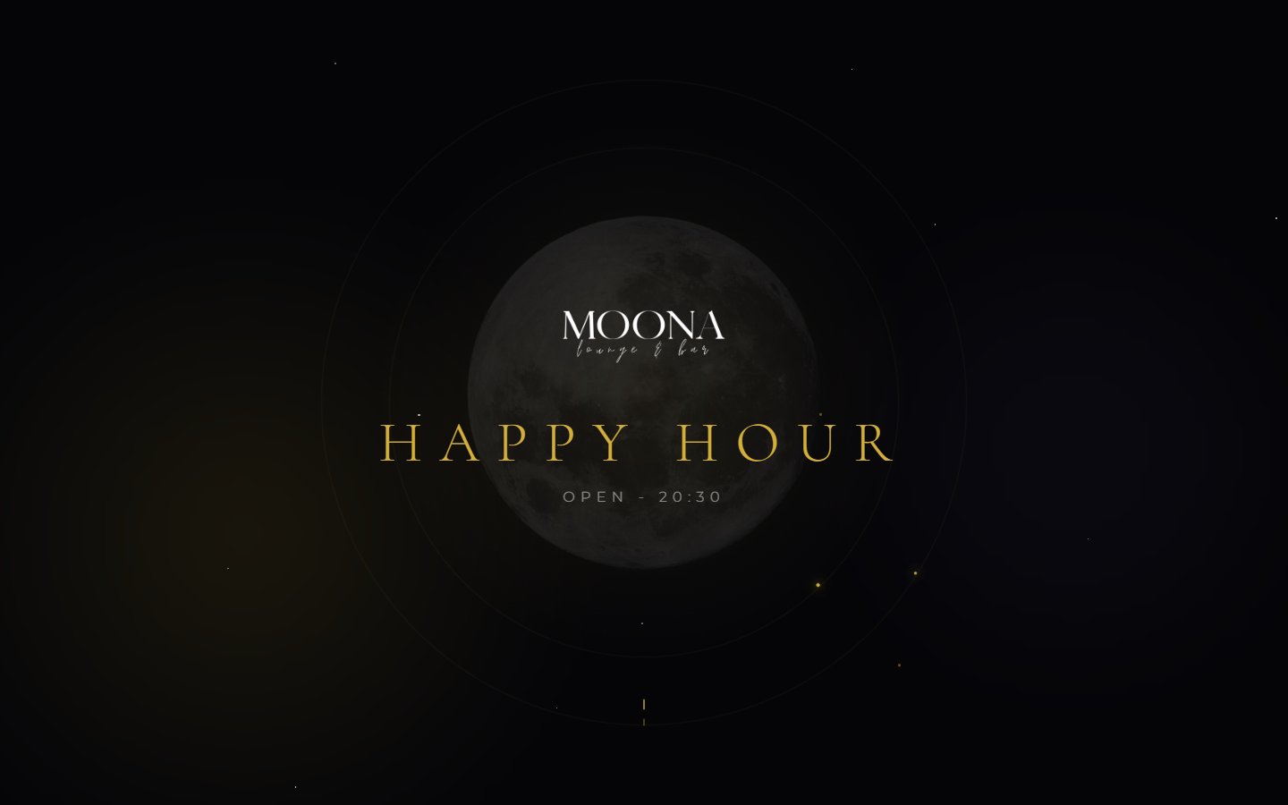 MOONA Lounge & Bar 數碼餐牌